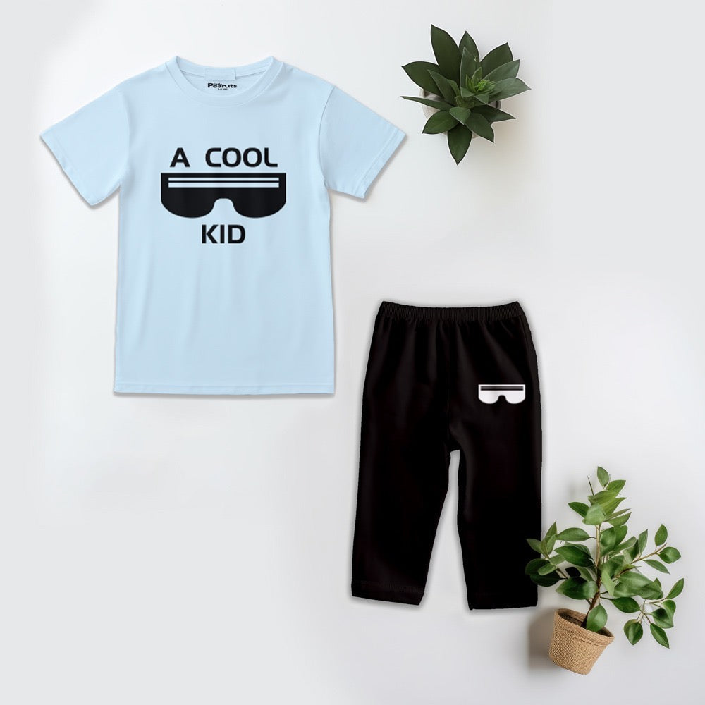 Kids Soft Cotton A Cool Kid Pajama Suit