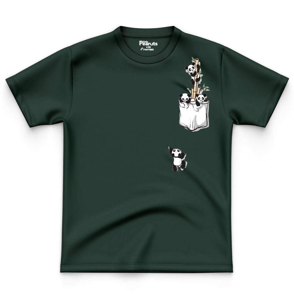 COTTON - PANDA IN POCKET TEE