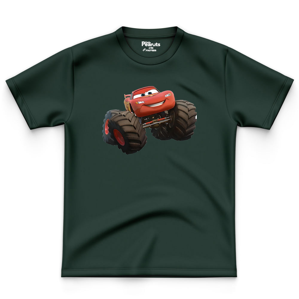 COTTON - RED FOUR WHEELER TEE