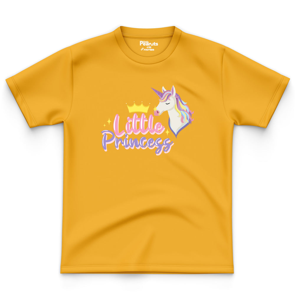 COTTON - LITTLE PRINCESS UNICORN TEE
