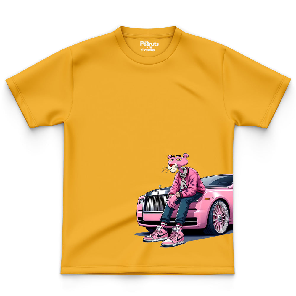 COTTON - PINK PANTHER CAR TEE