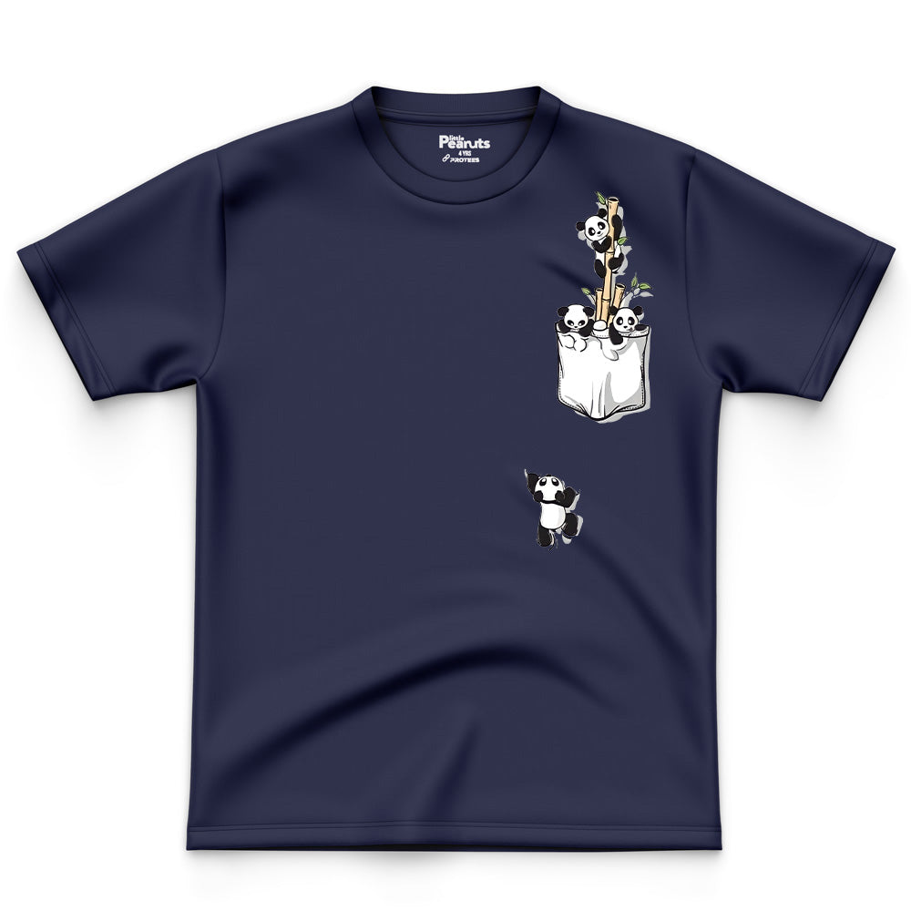 COTTON - PANDA IN POCKET TEE