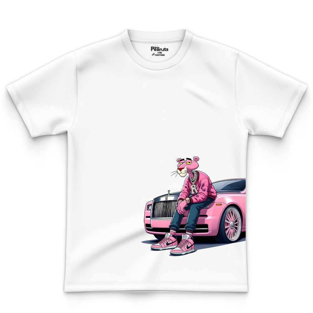 COTTON - PINK PANTHER CAR TEE