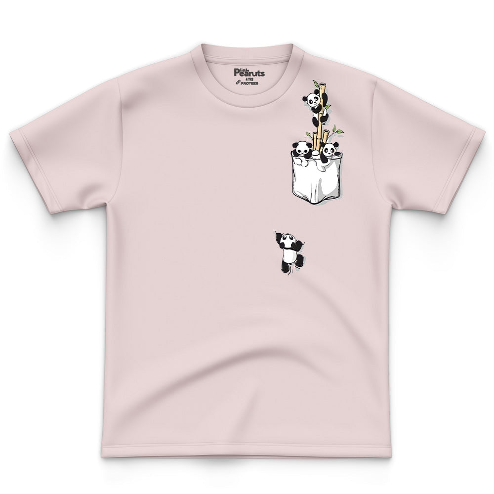 COTTON - PANDA IN POCKET TEE