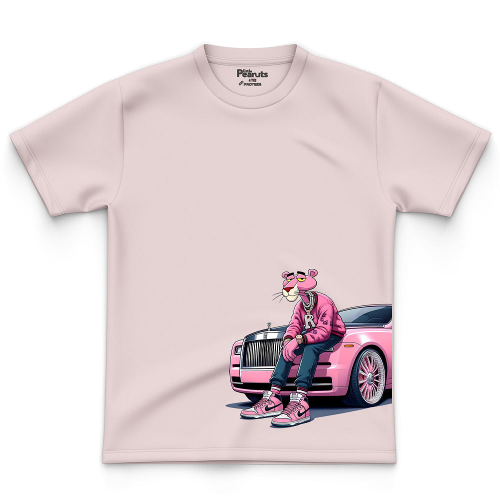 COTTON - PINK PANTHER CAR TEE