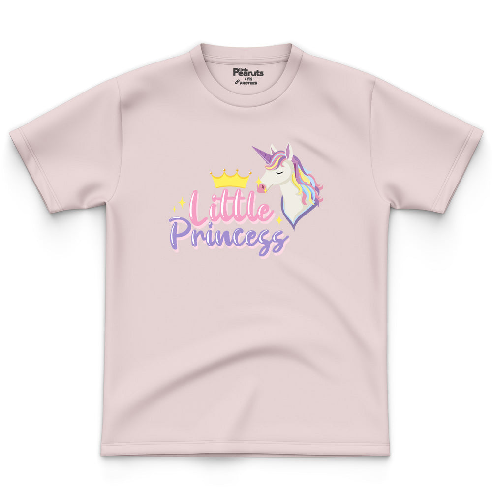 COTTON -LITTLE PRINCESS UNICORN TEE