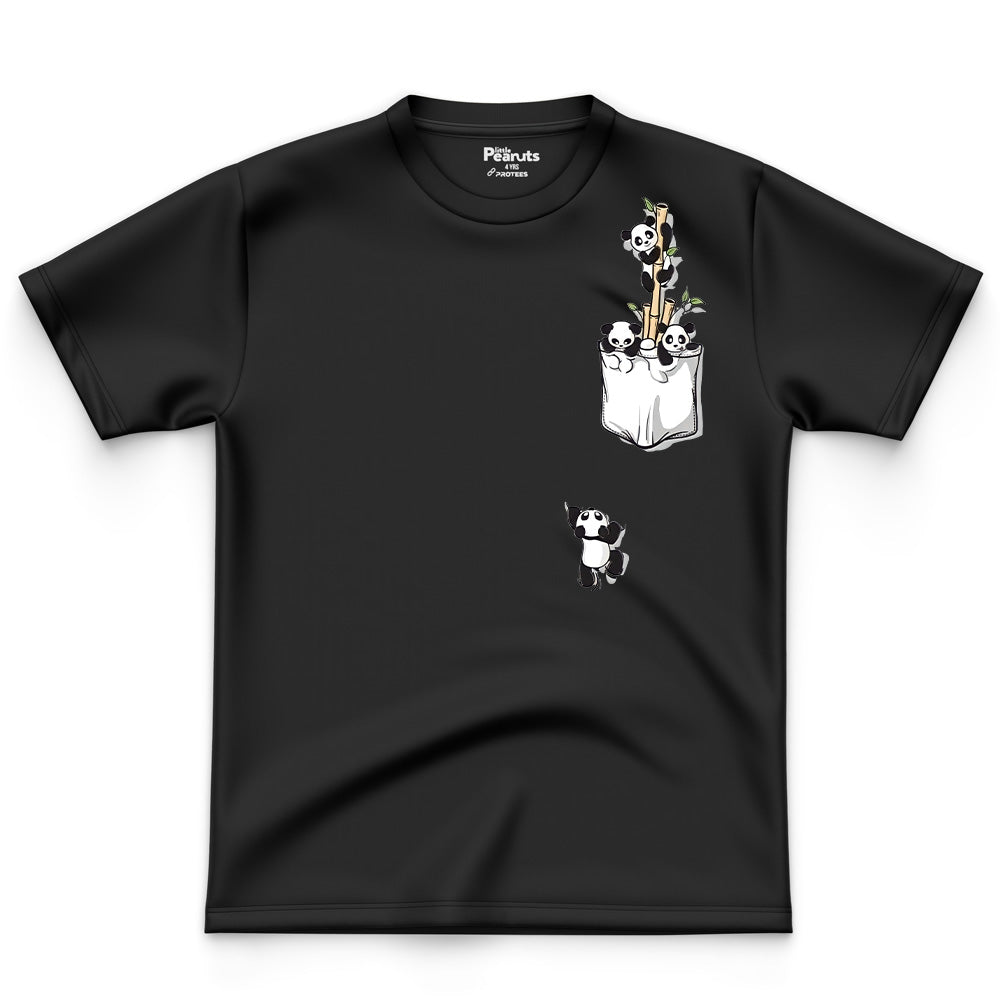 COTTON - PANDA IN POCKET TEE