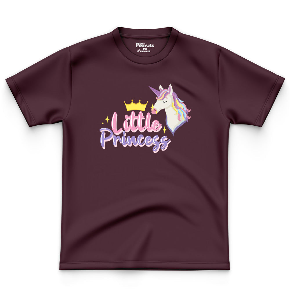 COTTON -LITTLE PRINCESS UNICORN TEE