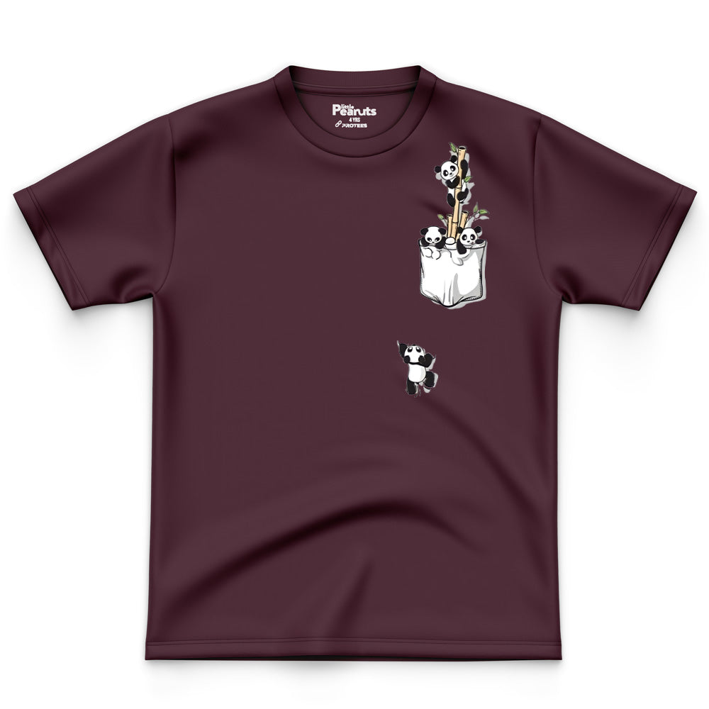 COTTON - PANDA IN POCKET TEE