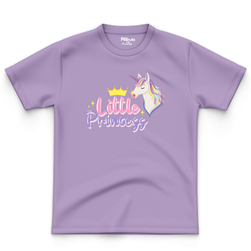 COTTON -LITTLE PRINCESS UNICORN TEE