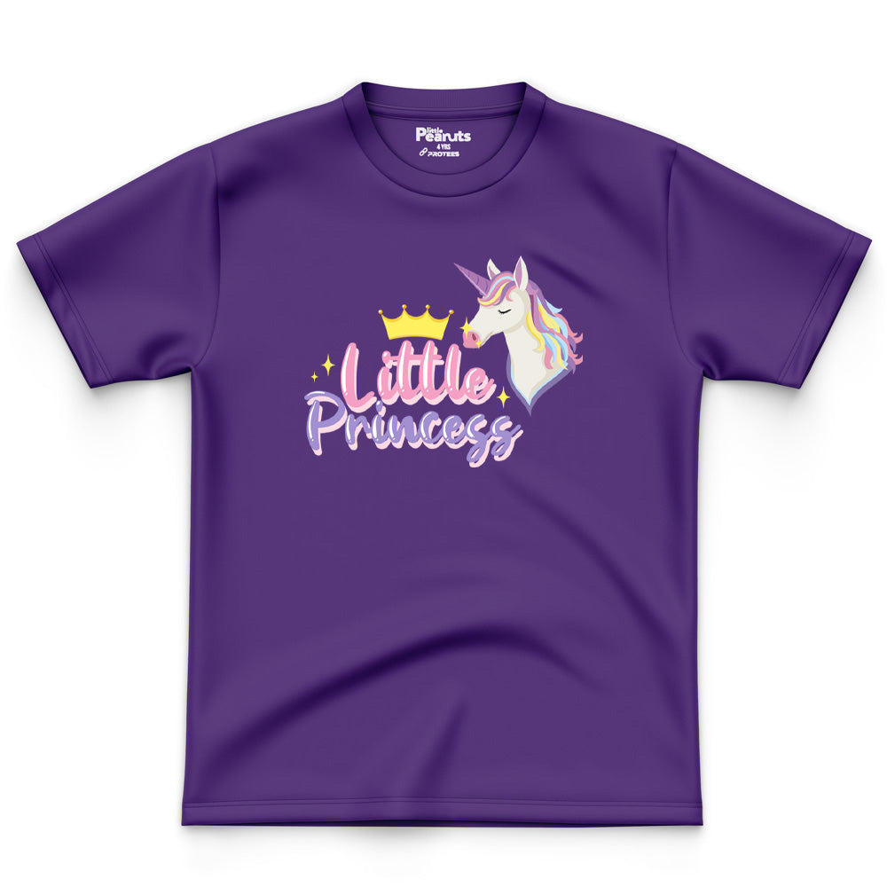 COTTON -LITTLE PRINCESS UNICORN TEE