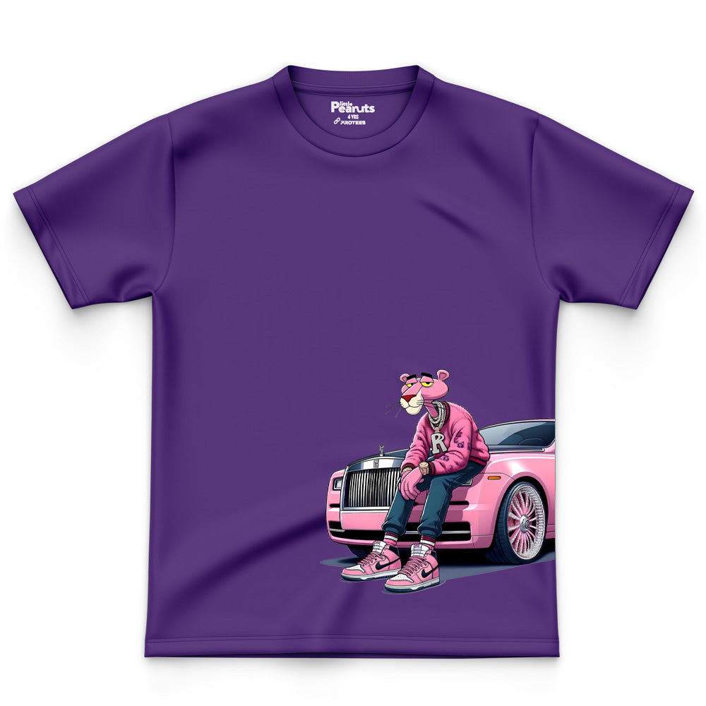 COTTON - PINK PANTHER CAR TEE