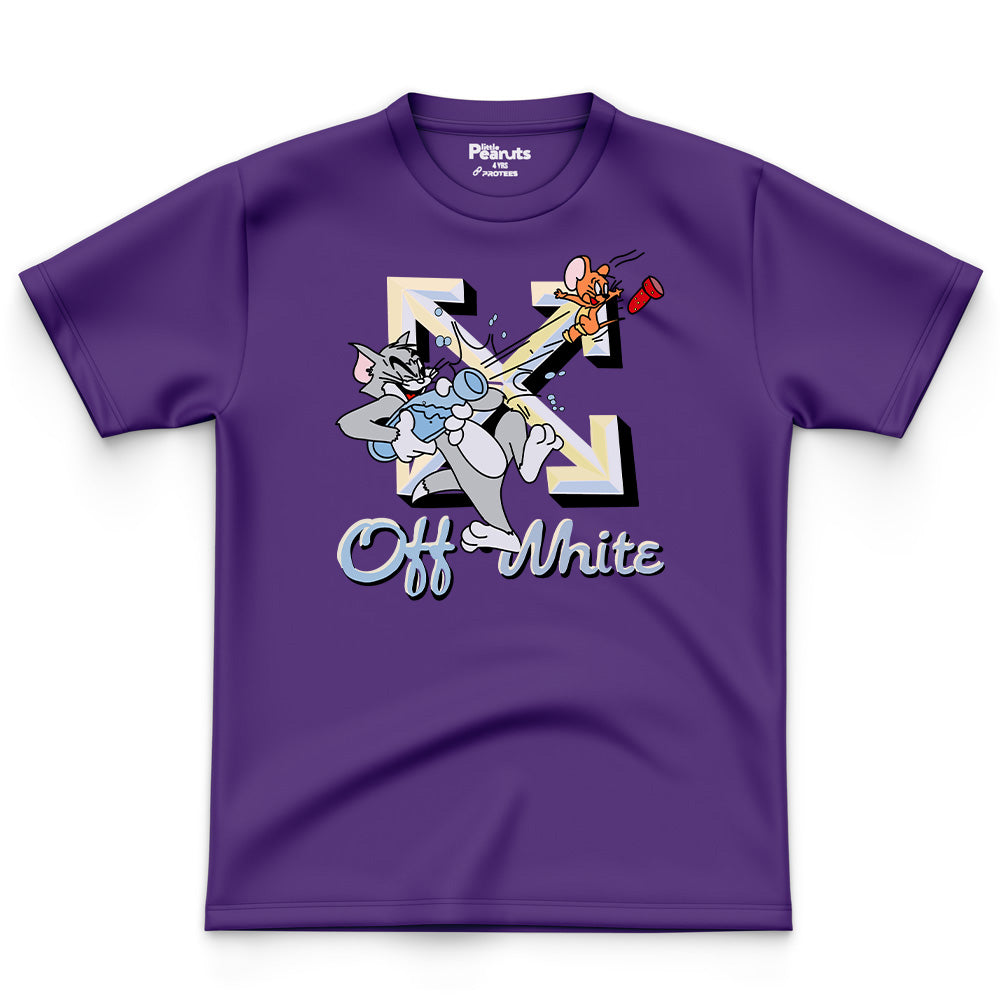 COTTON - TOM & JERRY OFF WHITE TEE