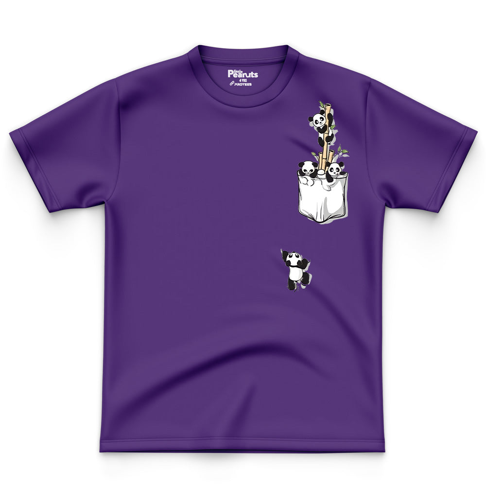 COTTON - PANDA IN POCKET TEE