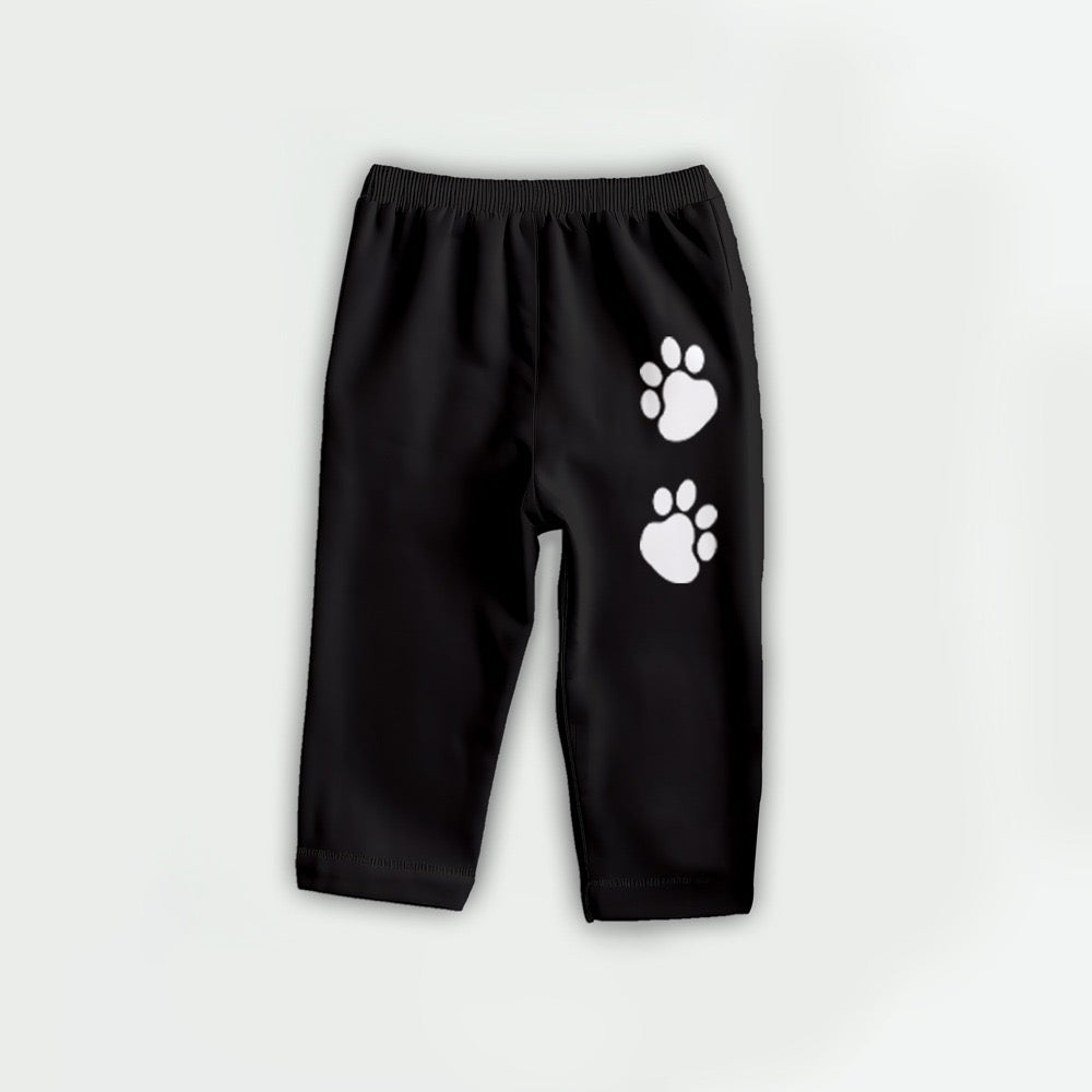 HAPPY CAT BLACK KIDS TROUSER