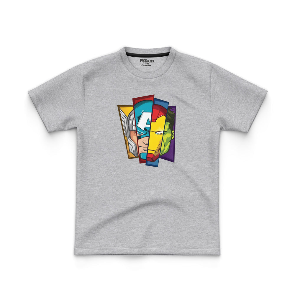 COTTON - MARVEL HEROES TEE