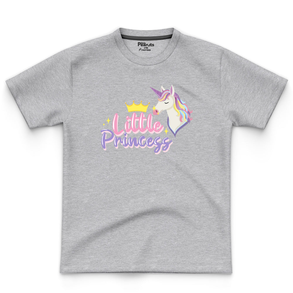 COTTON -LITTLE PRINCESS UNICORN TEE