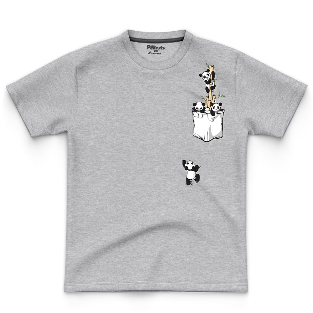 COTTON - PANDA IN POCKET TEE