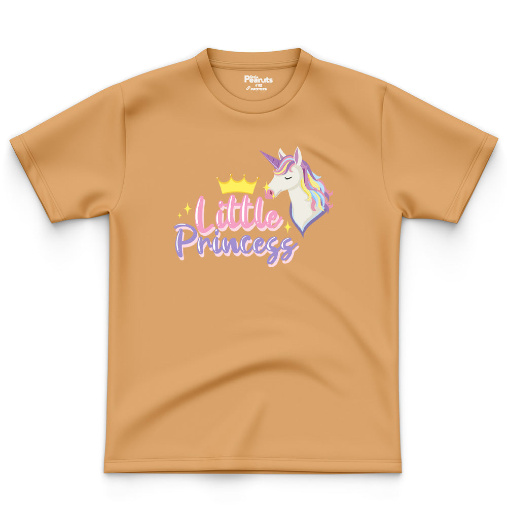 COTTON -LITTLE PRINCESS UNICORN TEE