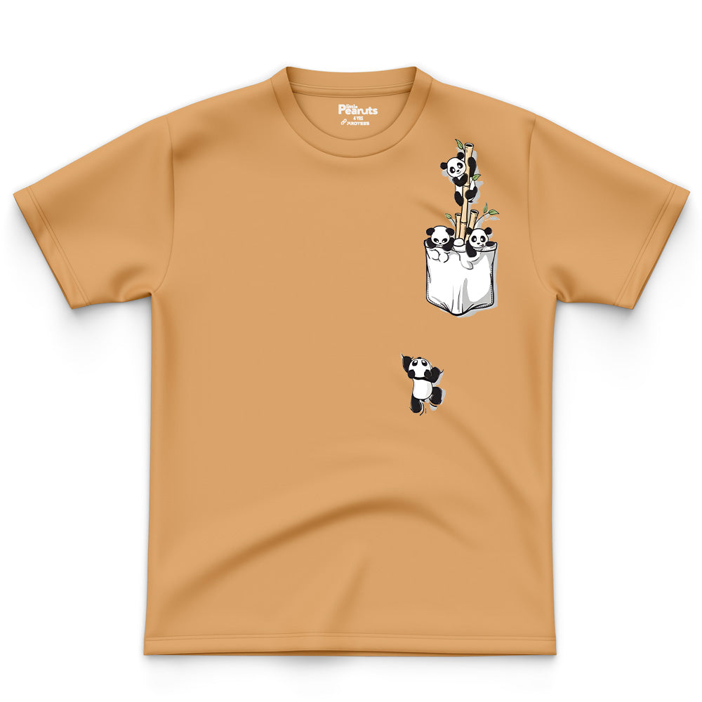 COTTON - PANDA IN POCKET TEE