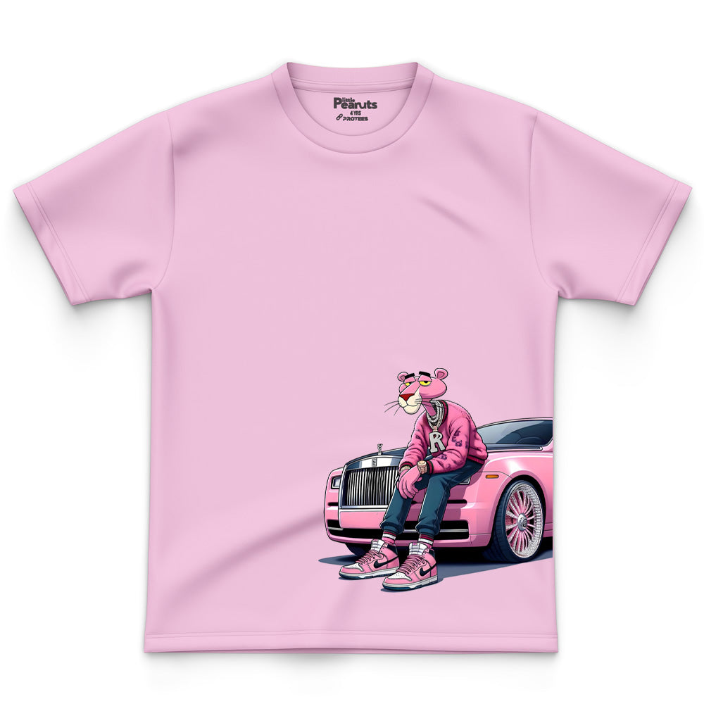 COTTON - PINK PANTHER CAR TEE