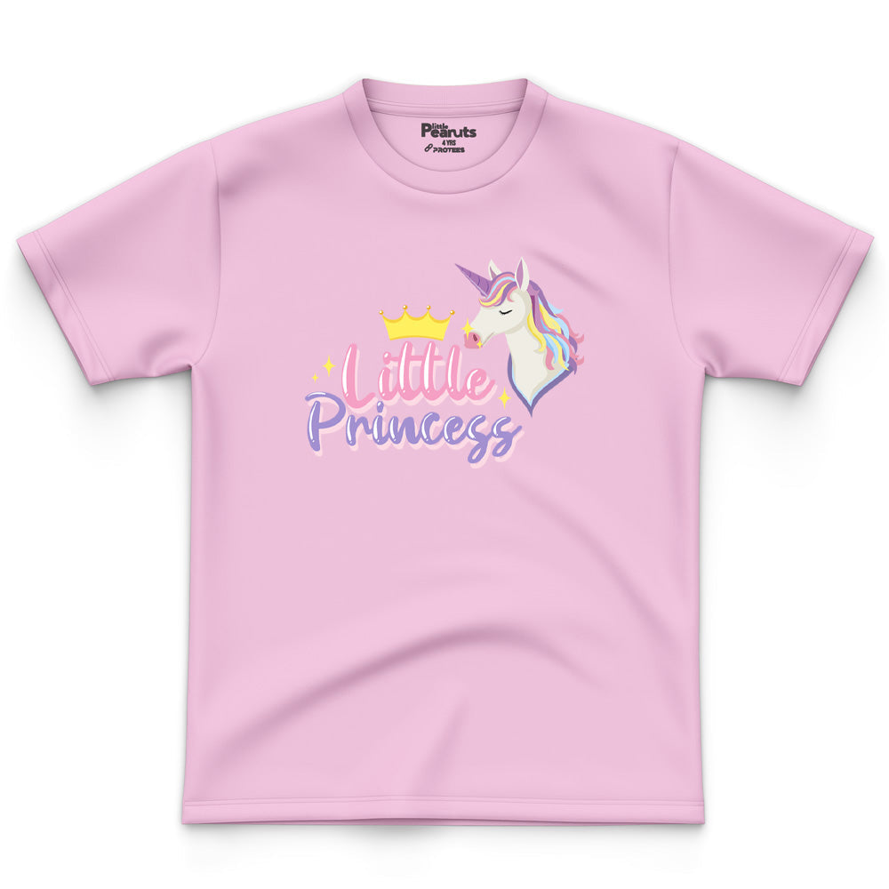 COTTON -LITTLE PRINCESS UNICORN TEE