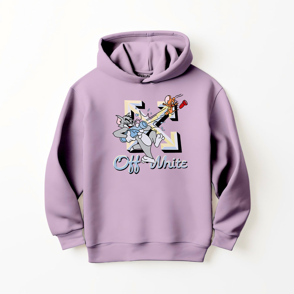 DTF TOM AND JERRY OFF WHITE HOODIE