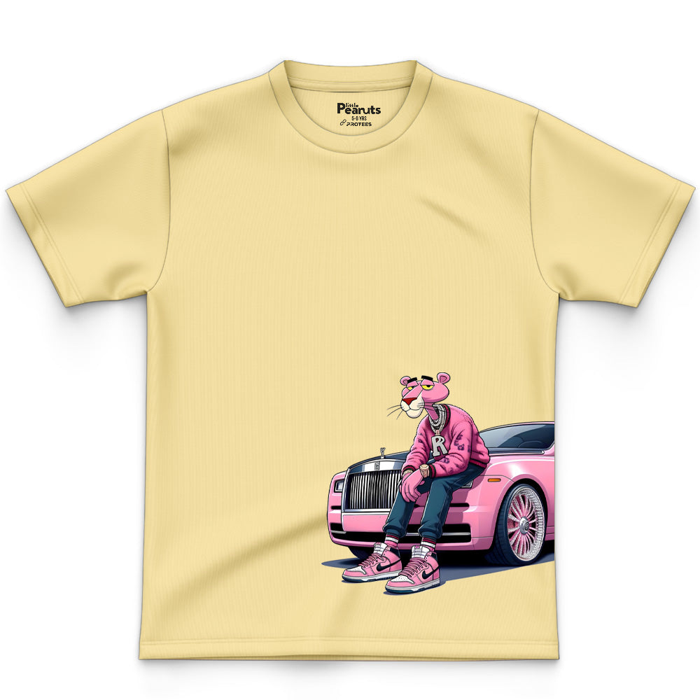 COTTON - PINK PANTHER CAR TEE