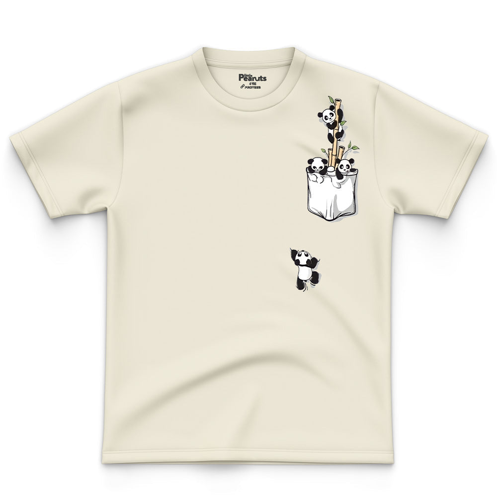 COTTON - PANDA IN POCKET TEE