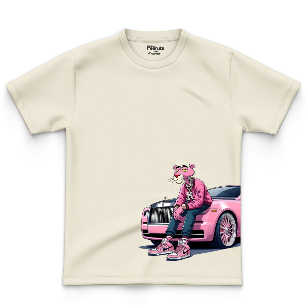 COTTON - PINK PANTHER CAR TEE