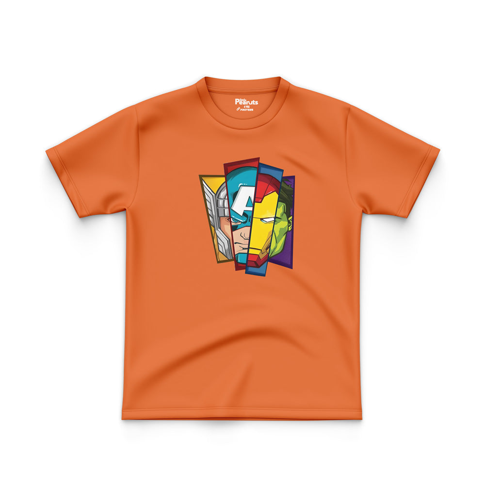 COTTON - MARVEL HEROES TEE