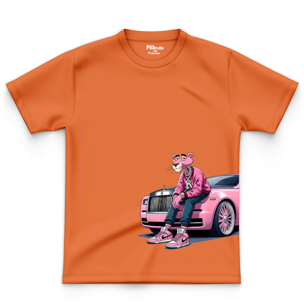 COTTON - PINK PANTHER CAR TEE