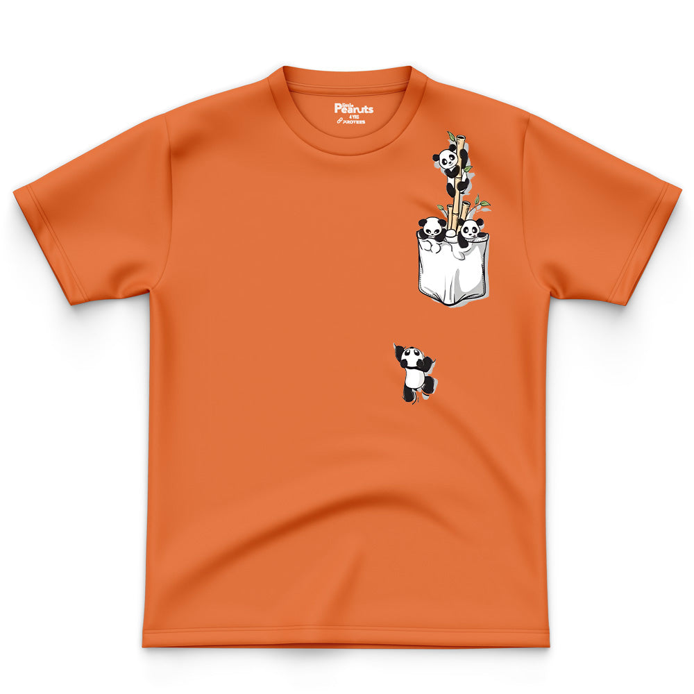 COTTON - PANDA IN POCKET TEE