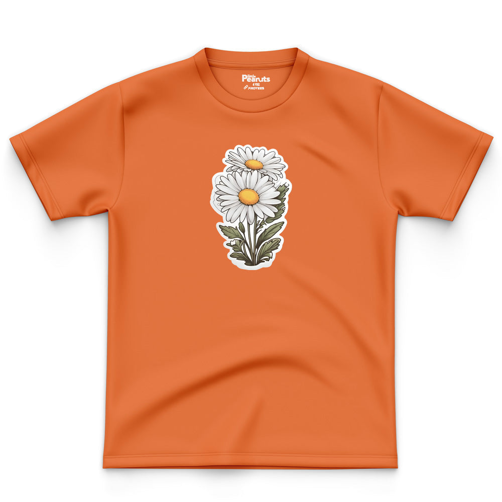 COTTON - WHITE SUNFLOWER TEE