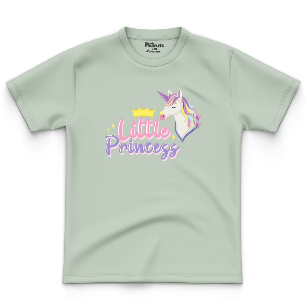 COTTON - LITTLE PRINCESS UNICORN TEE
