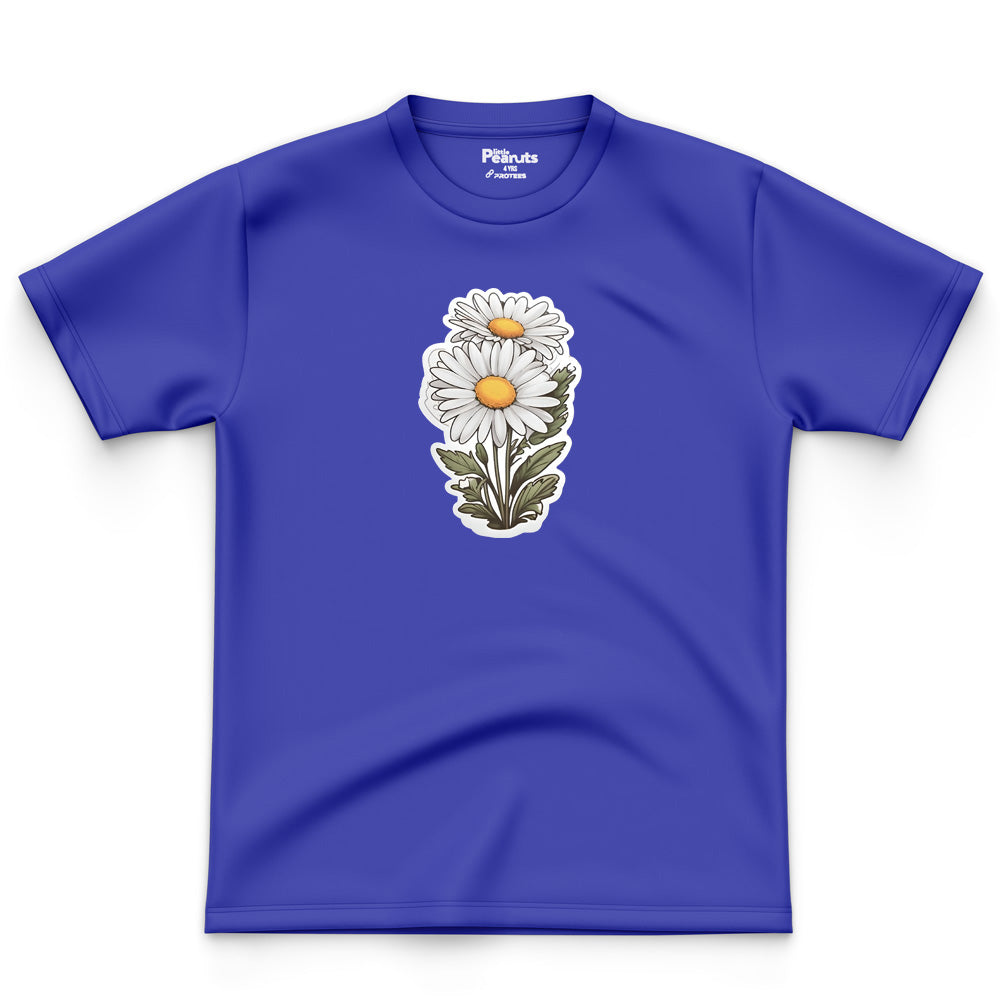 COTTON - WHITE SUNFLOWER TEE
