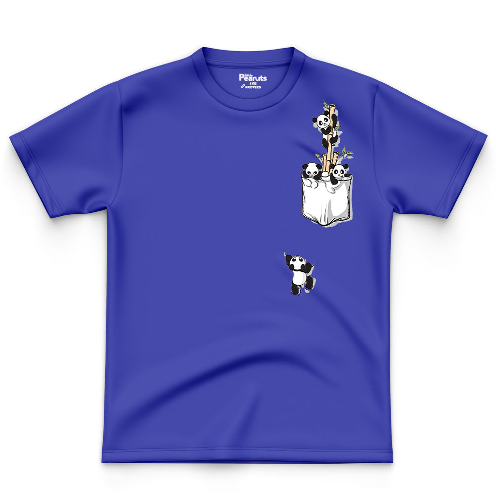 COTTON - PANDA IN POCKET TEE