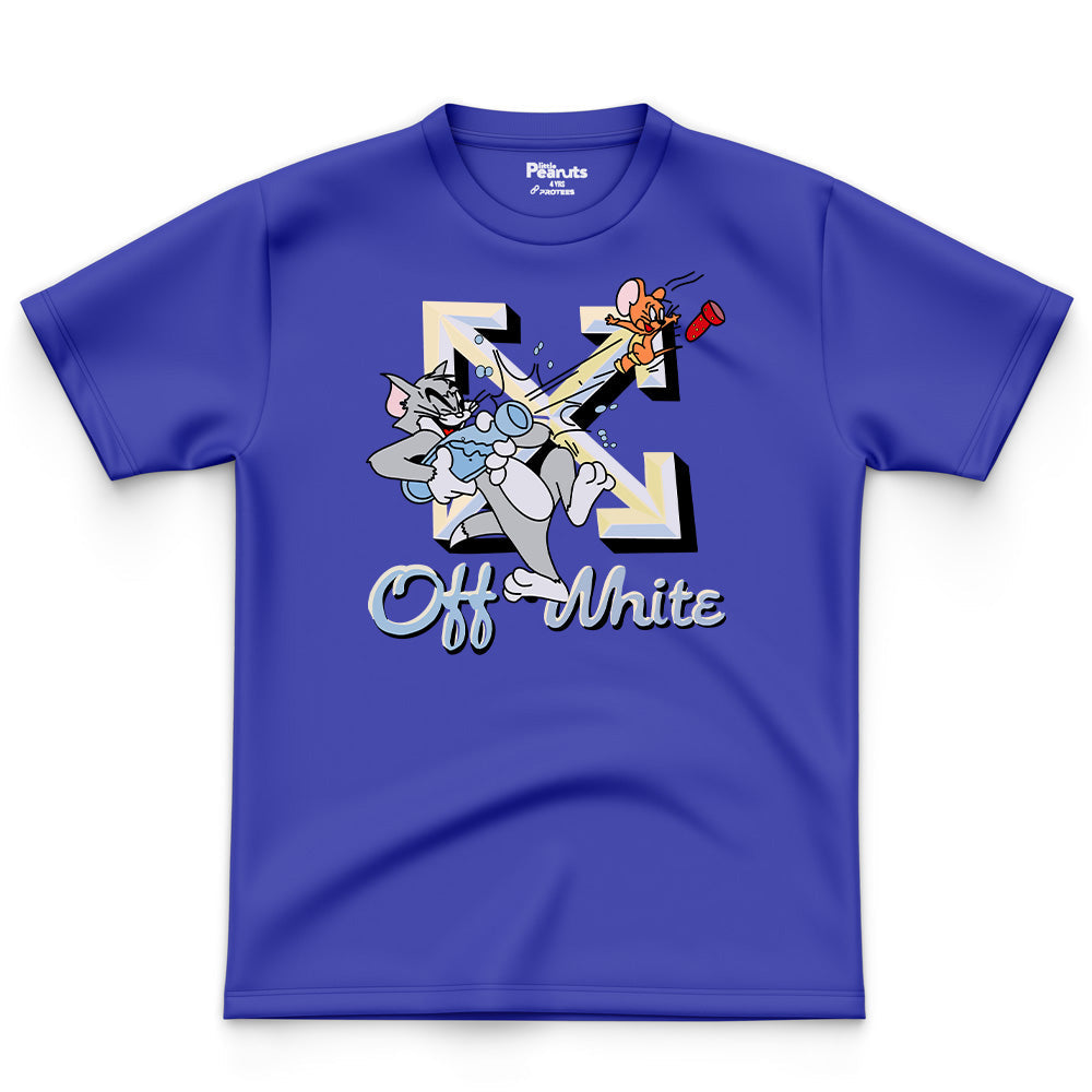 COTTON - TOM & JERRY OFF WHITE TEE