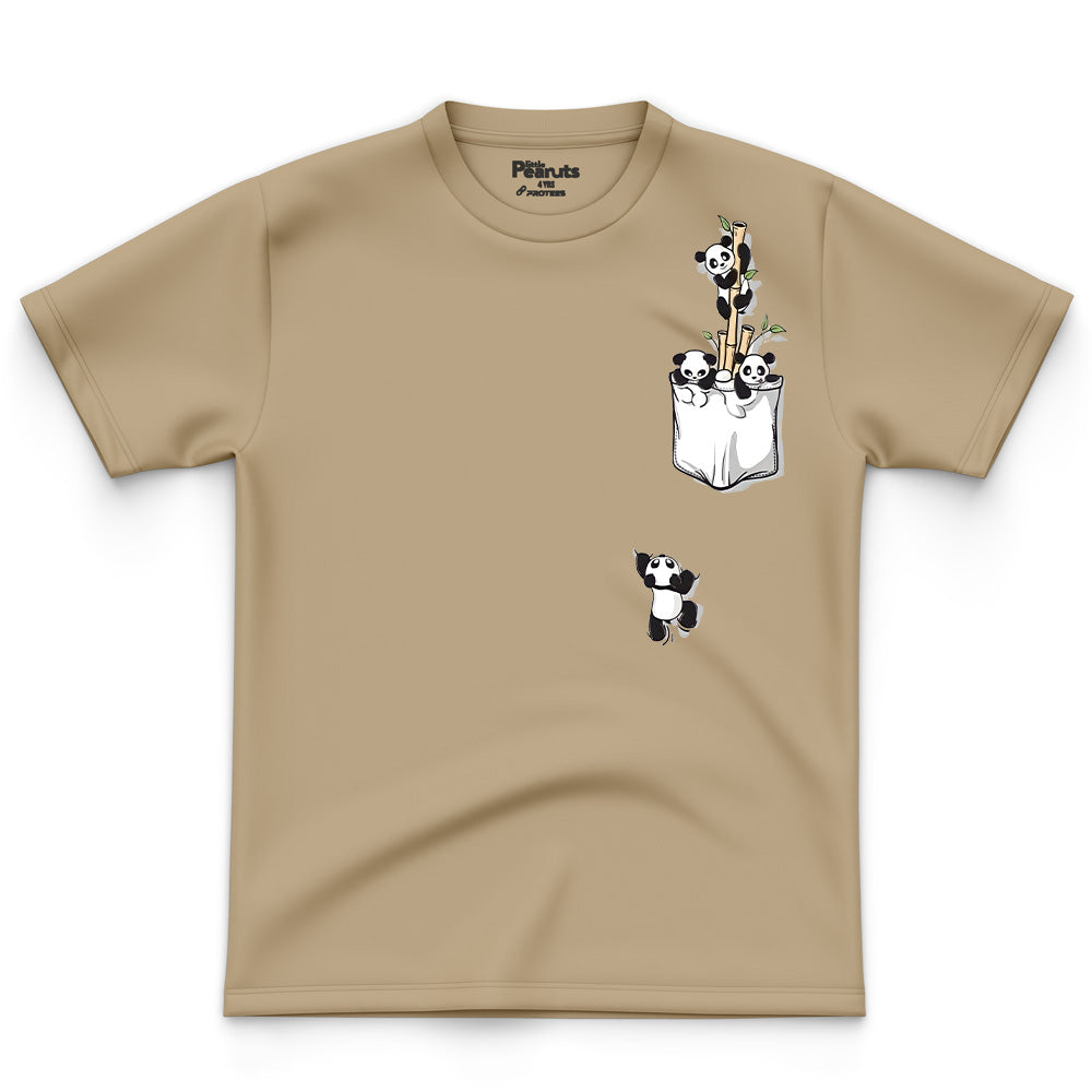 COTTON - PANDA IN POCKET TEE