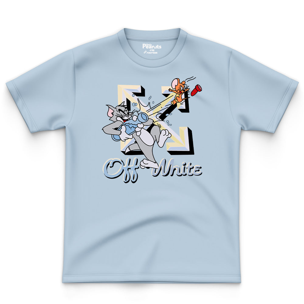 COTTON - TOM & JERRY OFF WHITE TEE