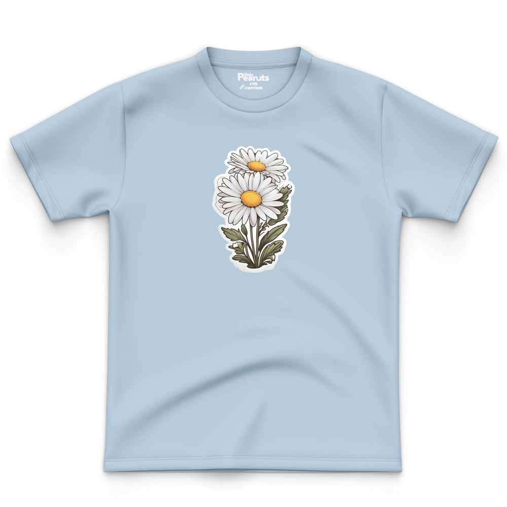 COTTON - WHITE SUNFLOWER TEE