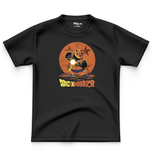 BLACK COTTON- DRAGON WARRIOR TEE