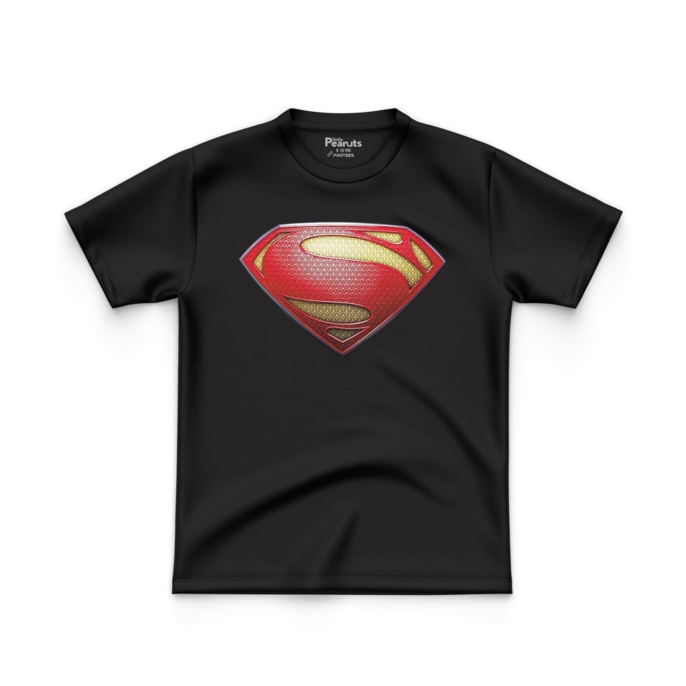 DIGITAL POLYESTER - BLACK SUPERMAN TEE DG010150FP