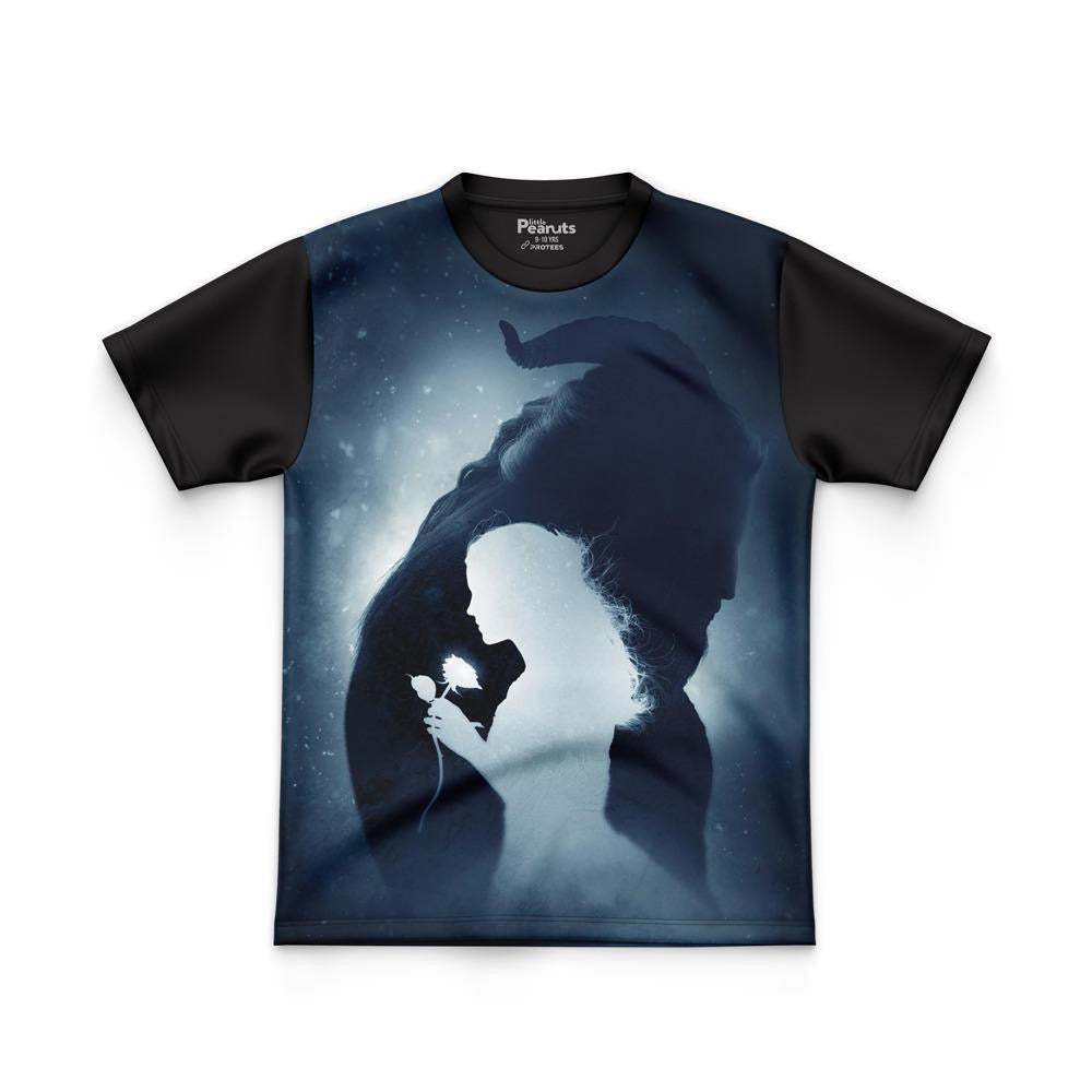 DIGITAL POLYESTER -BEAST & THE BEAUTY SHADOW TEE DG010109FP