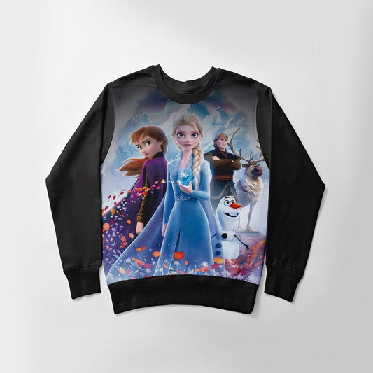 DIGITAL POLYESTER SWEATSHIRT - ELSA & HER FRIENDS