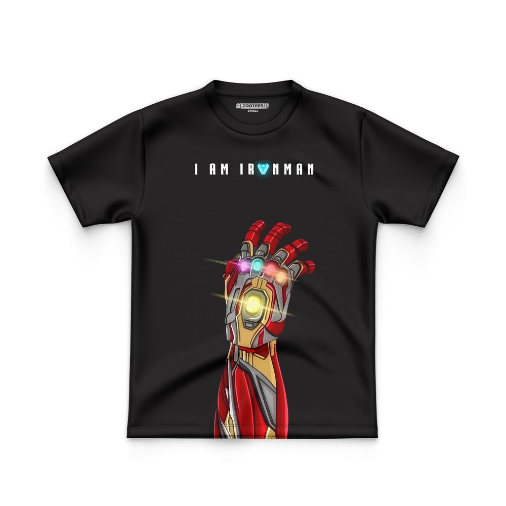 DIGITAL POLYESTER - FIVE STONES IRON MAN TEE DG01048AO