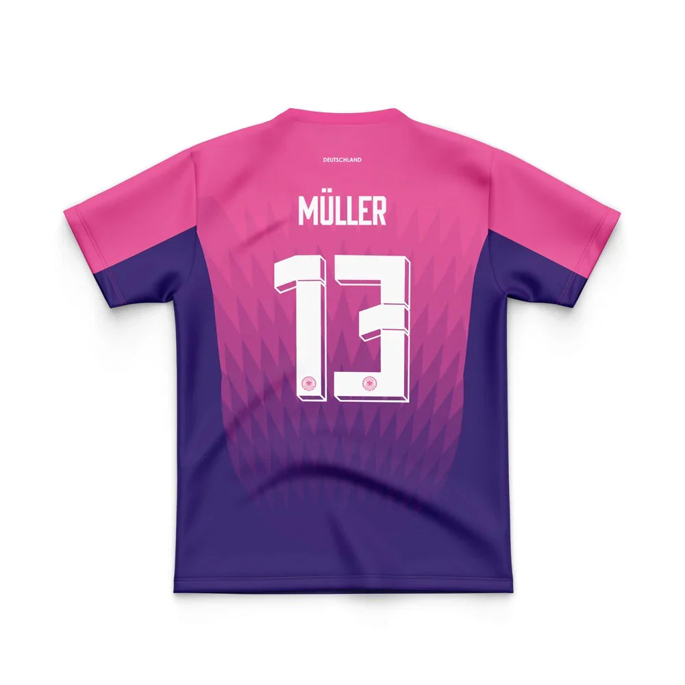 FOOTBALL POLYESTER - MULLER GERMANY AWAY JERSEY