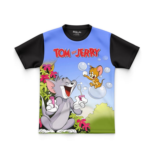 DIGITAL POLYESTER - TOM & JERRY BUBBLES TEE DG010251FP