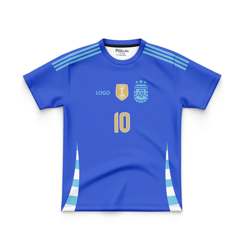 FOOTBALL POLYESTER - MESSI ARGENTINA AWAY JERSEY