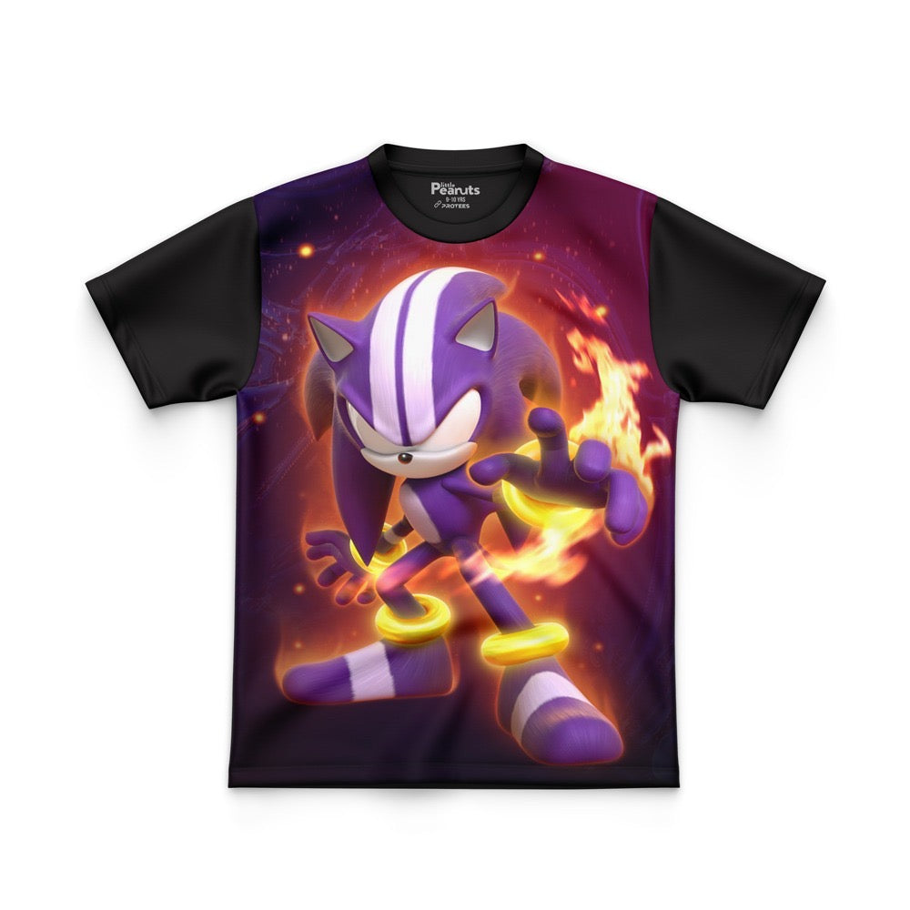 DIGITAL POLYESTER - PURPLE SONIC FLAME TEE DG010117FP